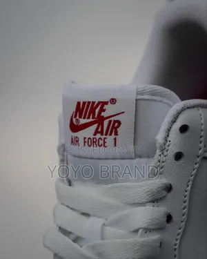 New Nike Air Force 1 ’Clour Of The Month’White/Red Universtiy Red