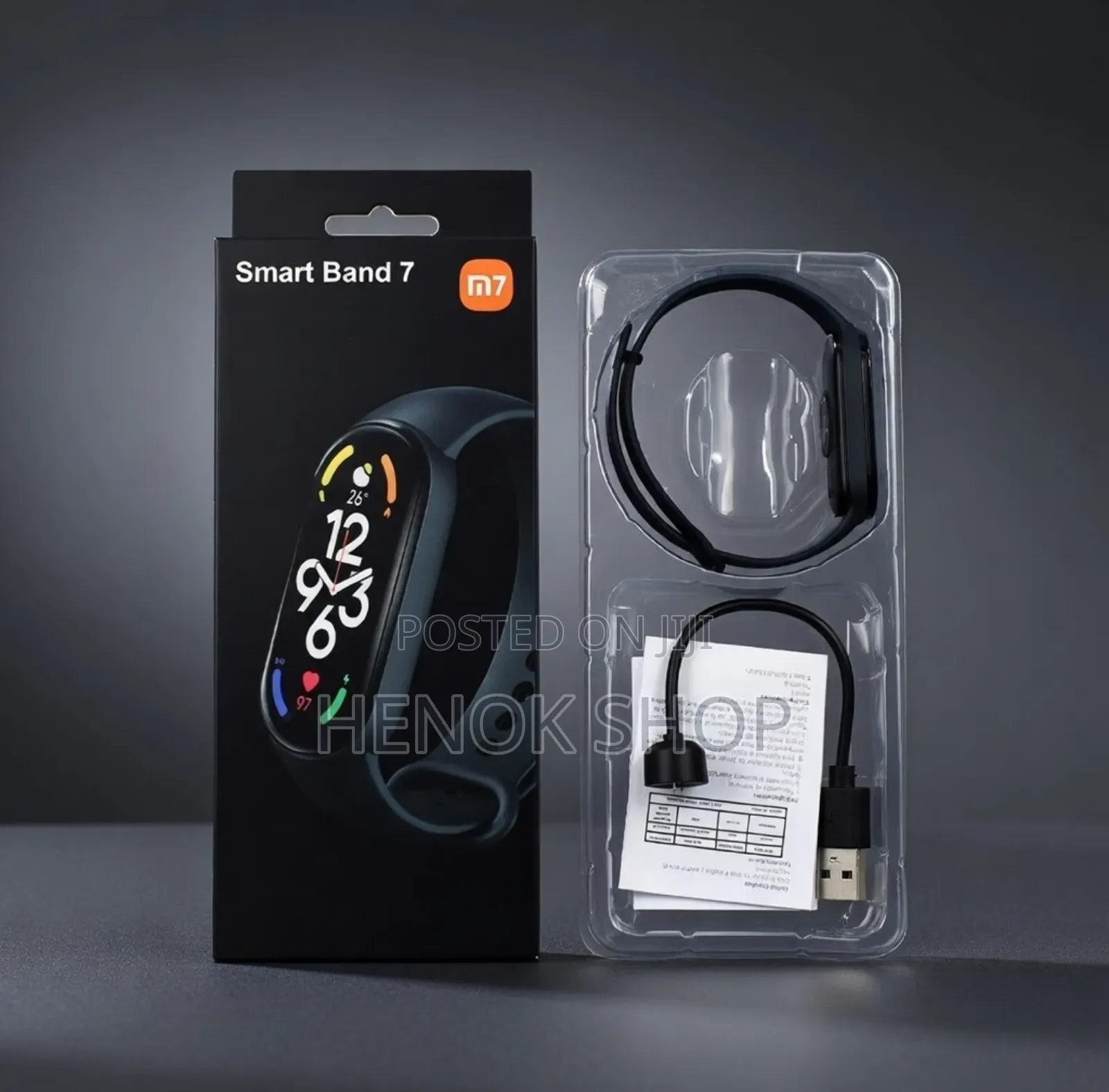 M7 Smart Band Fitness M7 ስማርት – የጤና እና ስፖርት እጅ ሰዓት