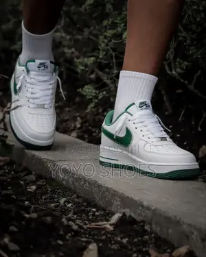 Nike Air Force 1low ’Four Horse Man’White/Green Lather Unisex Sneaker