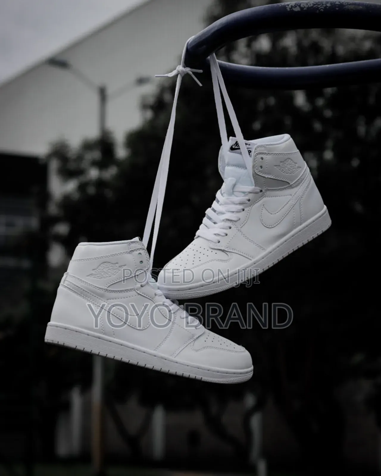 Nike Air Jordan 1 Retro High Og White Perforated Fashion Boots