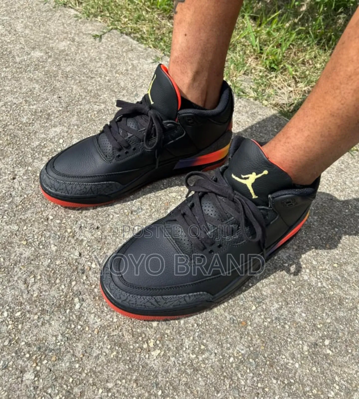 Nike Air Jordan 3 Retro J Balvin Rio Fashion Half Boots