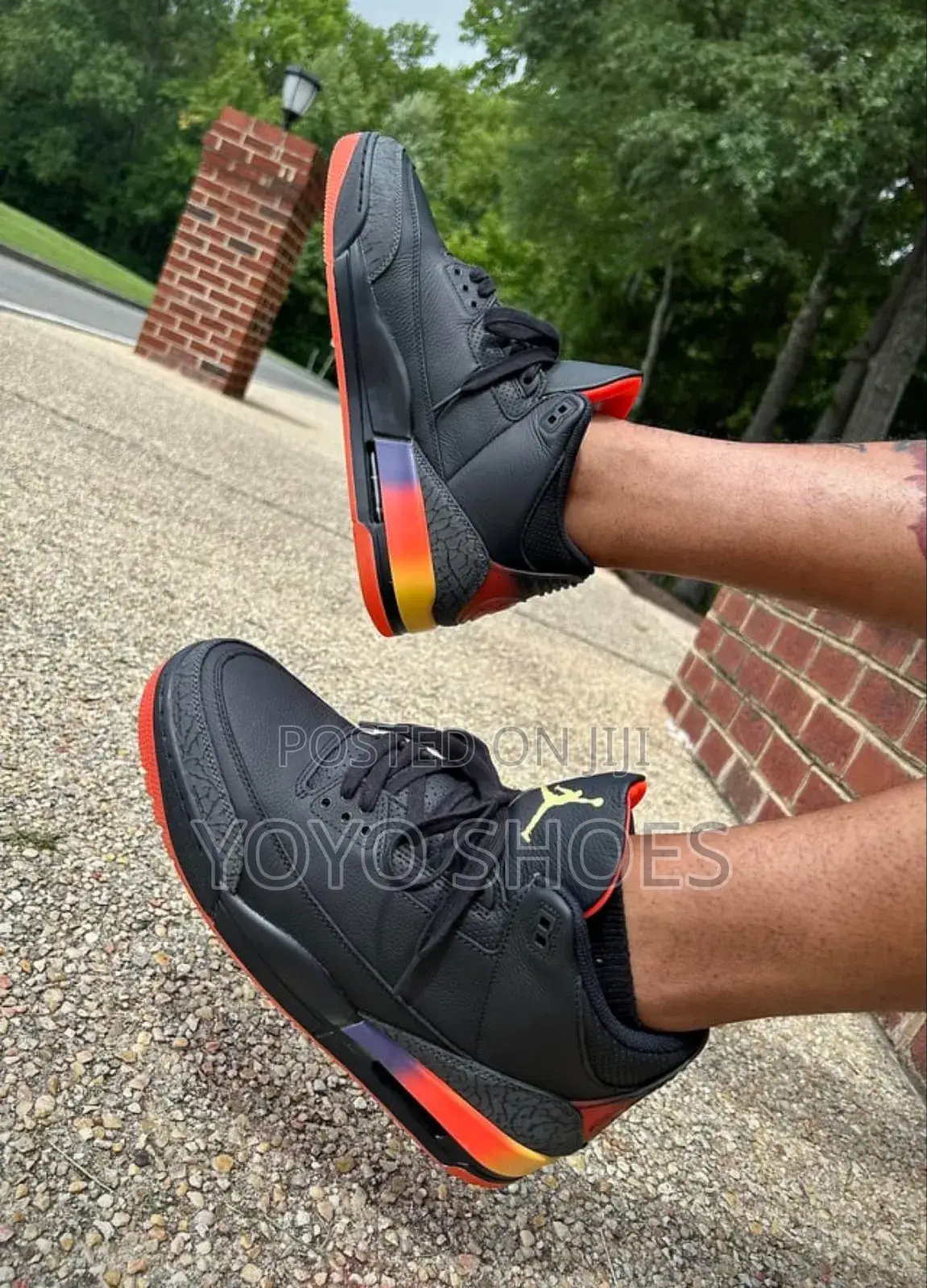 Nike Air Jordan 3 Retro J Balvin Rio Fashion Half Boots