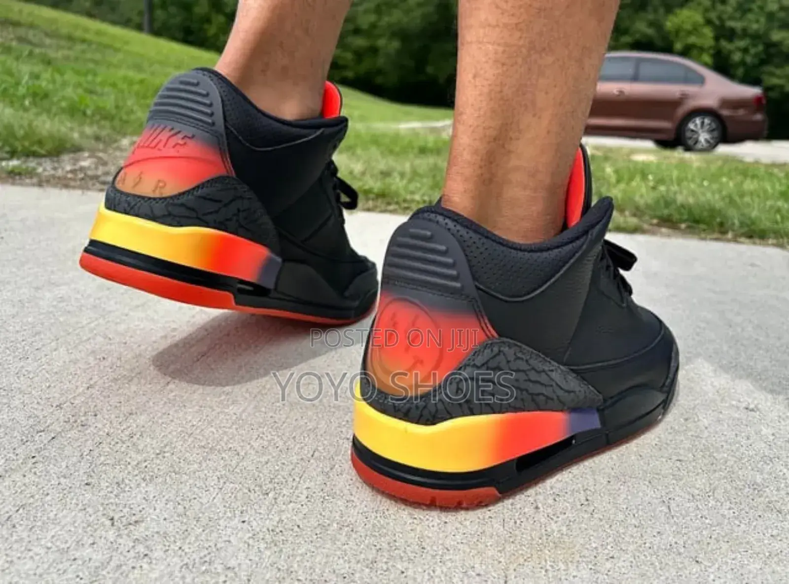 Nike Air Jordan 3 Retro J Balvin Rio Fashion Half Boots