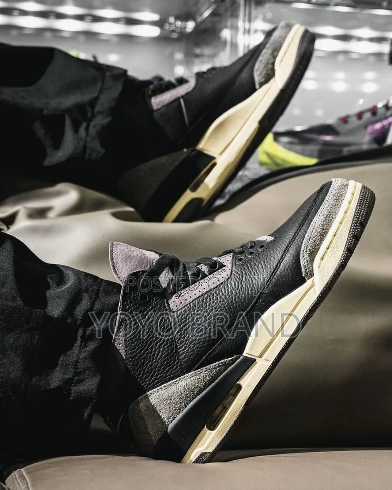 Air Jordan 3 Retro Og Sp *A Ma Maniere Fashion Shoes