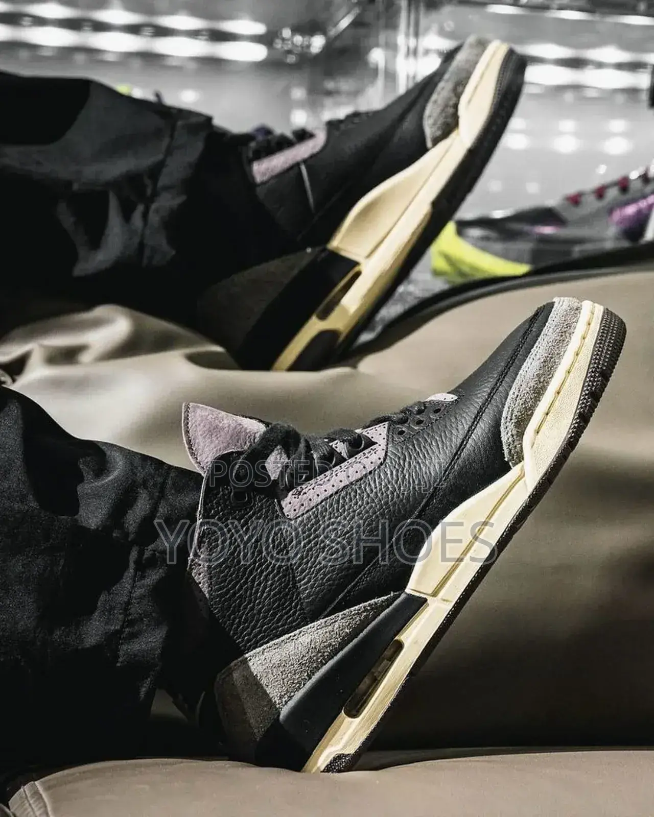 Air Jordan 3 Retro Og Sp *A Ma Maniere Fashion Shoes