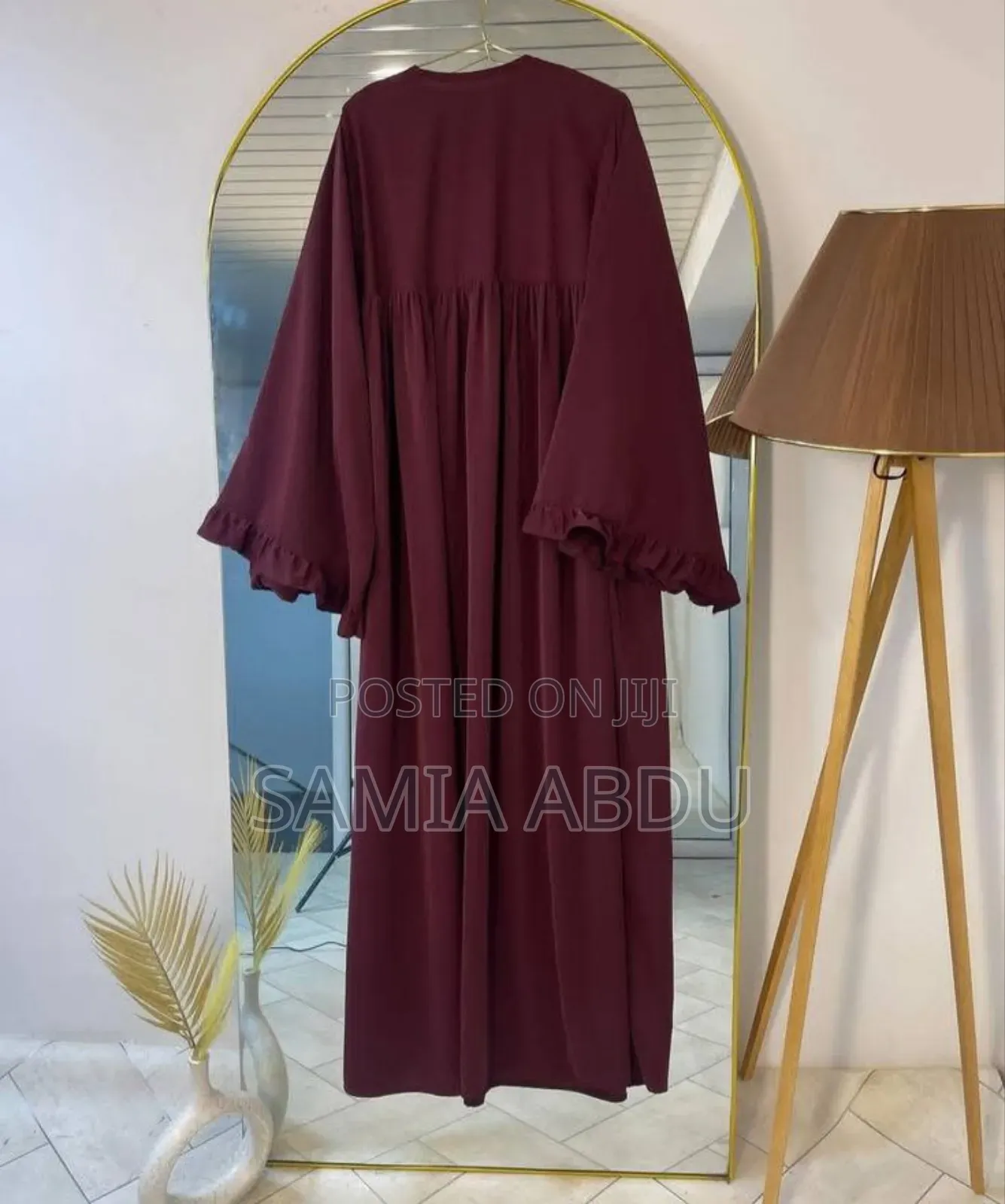 Abaya With Trangle Hijab