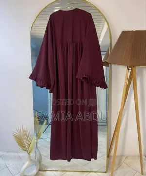 Abaya With Trangle Hijab