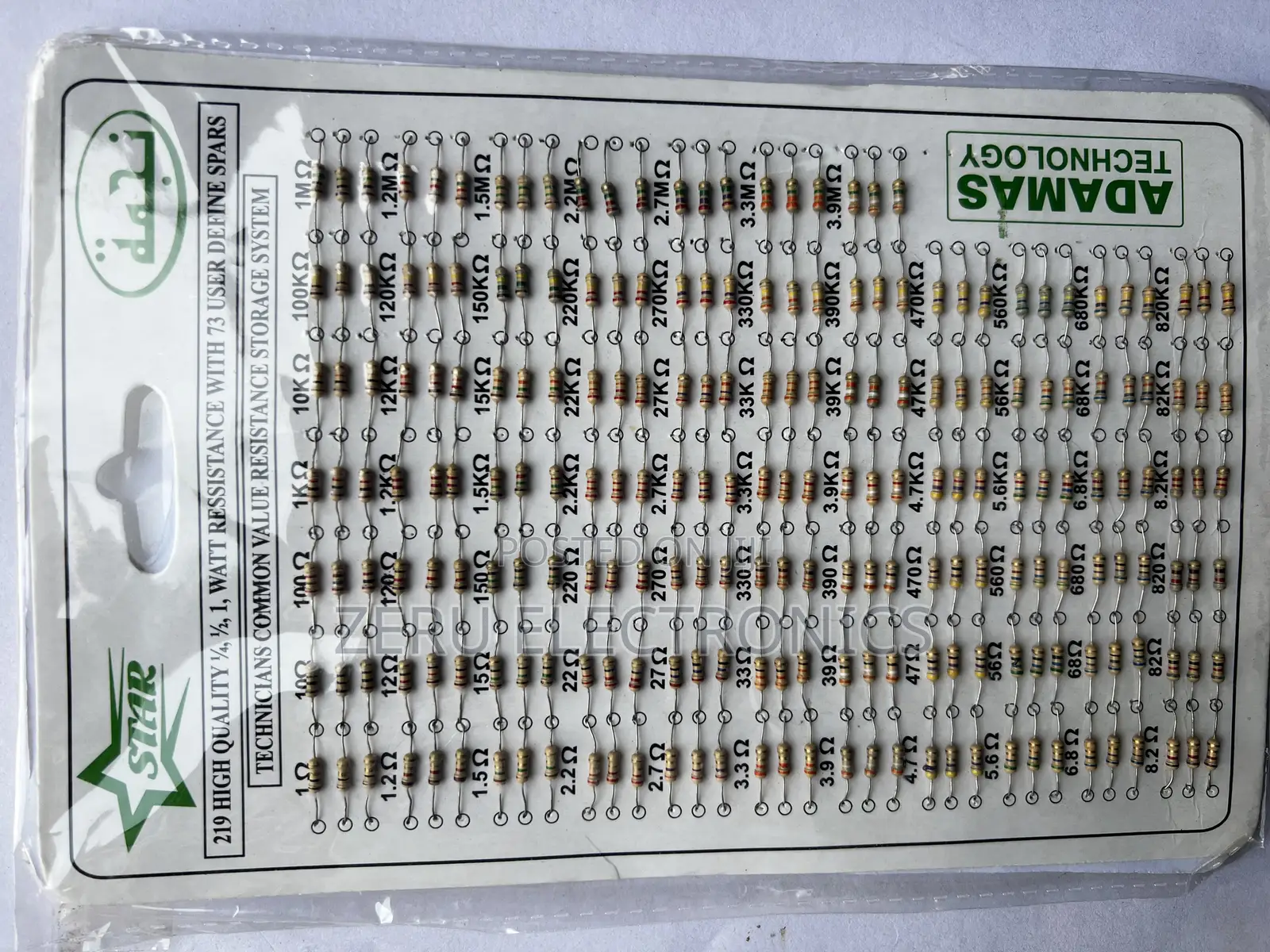 Resistor Kit 219pcs