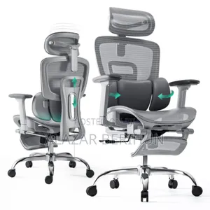 Comfortable Modern Ergonomic Chair With Leg Rest