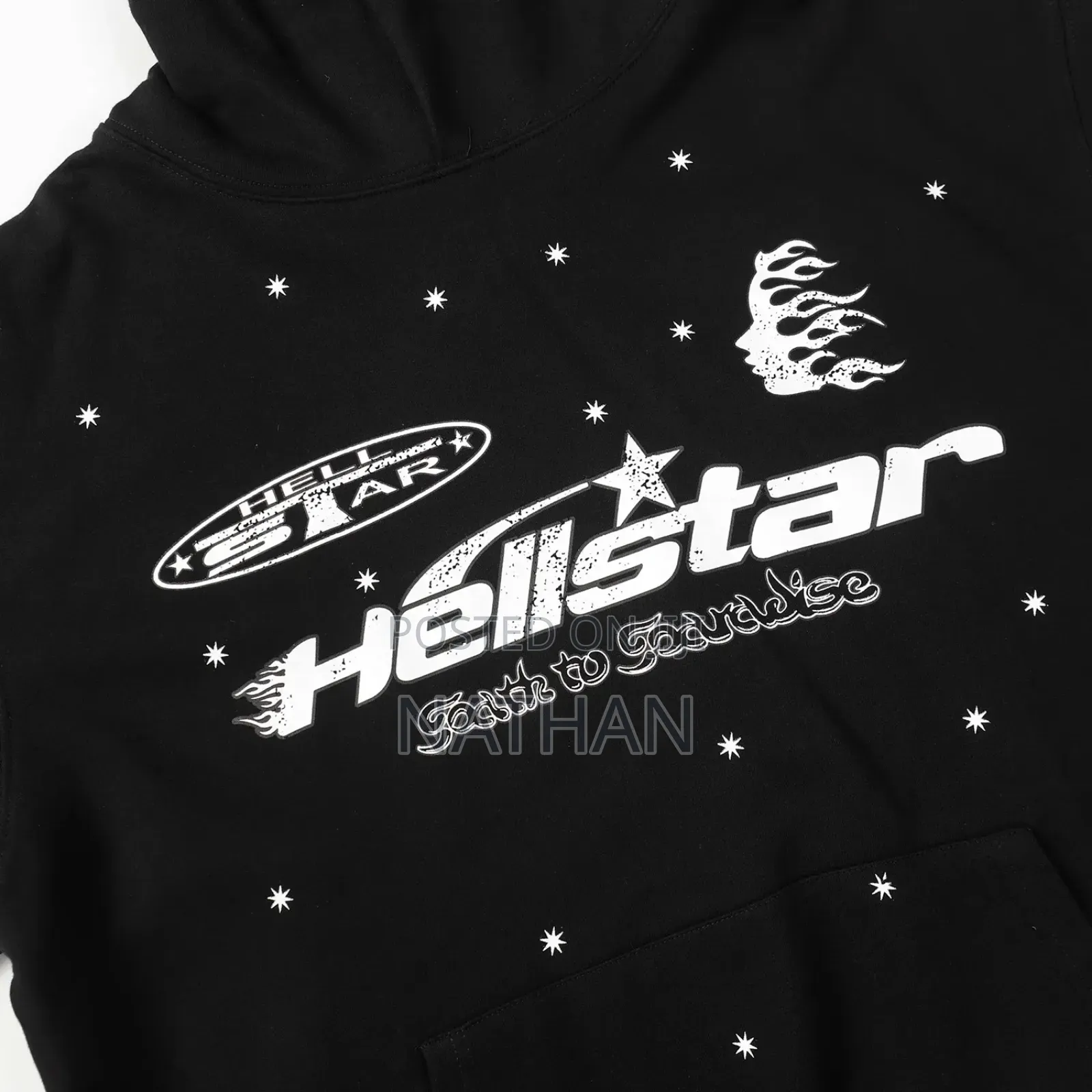 Hellstar Oversized Hoodie And Matching Flared Pants