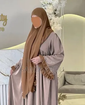 Abaya With Trangle Hijab