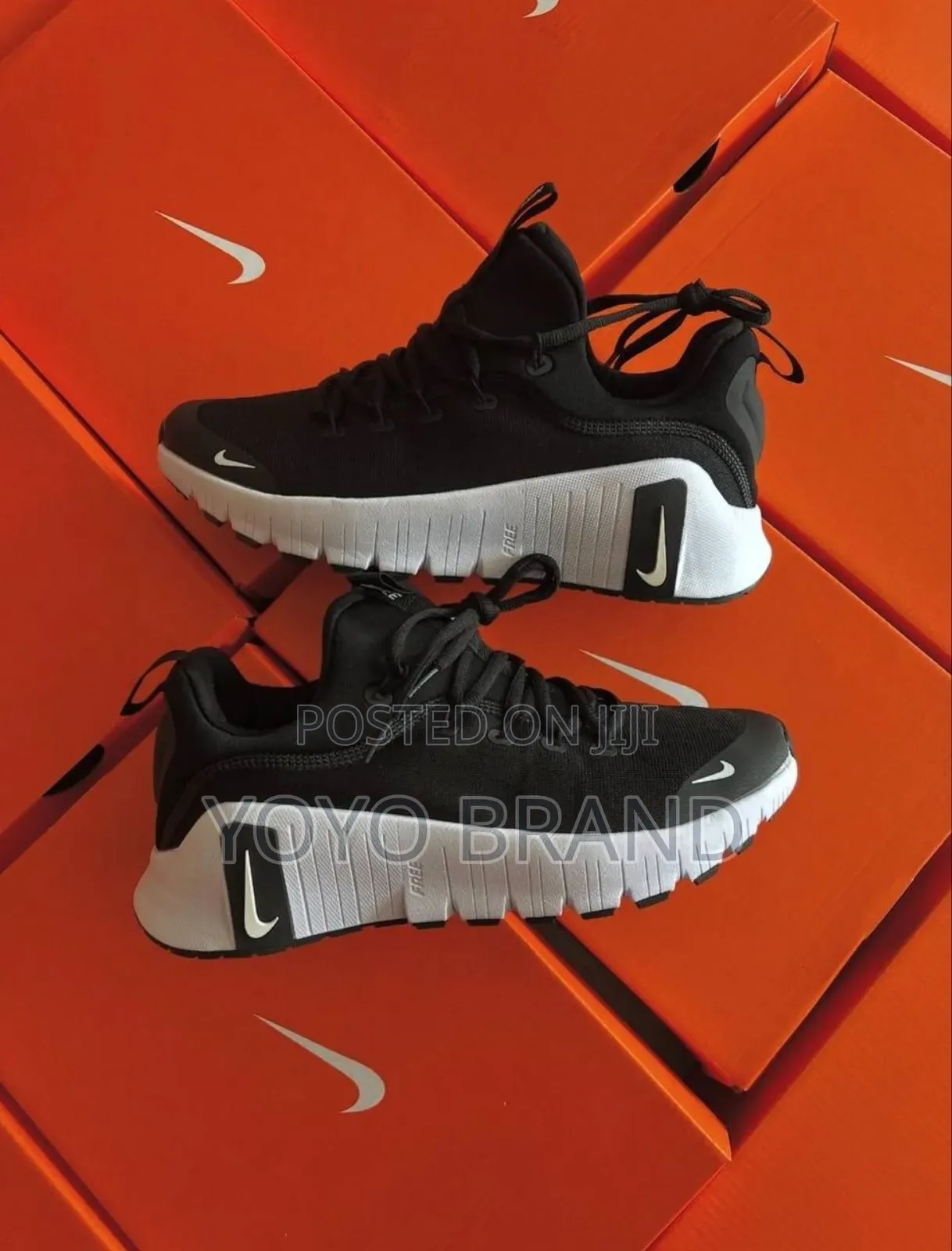 Nike Free Metcon 6 Training Black/White Unisex Fashion Sneaker