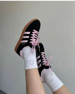 Adidas Hand Ball Spezial’’Coreblack/Clear Pink’’Fashion Shoes
