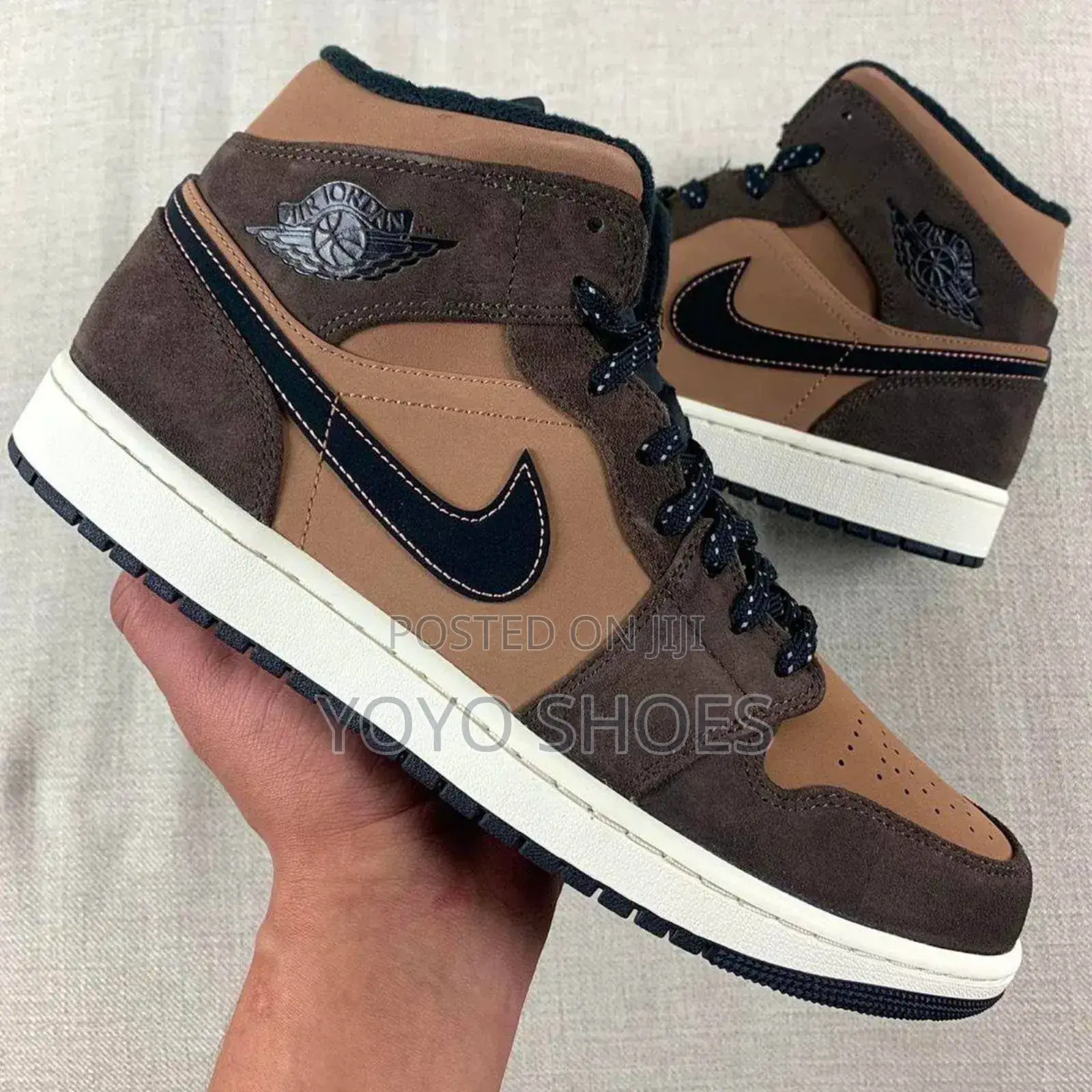Nike Air Jordan 1mid Se ’’Dark Chocolate ’’Fashion Shoes