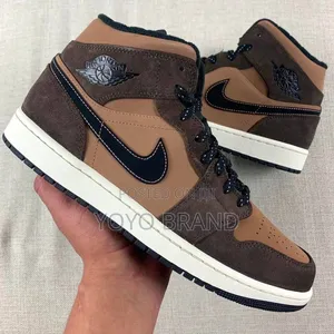 Nike Air Jordan 1mid Se ’’Dark Chocolate ’’Fashion Shoes