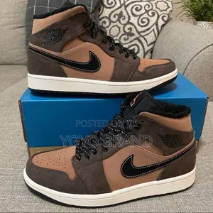Nike Air Jordan 1mid Se ’’Dark Chocolate ’’Fashion Shoes