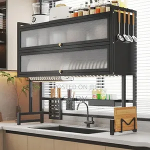 Upgraded And High Capacity Kitchen Over Sink Utensils Storage Rack