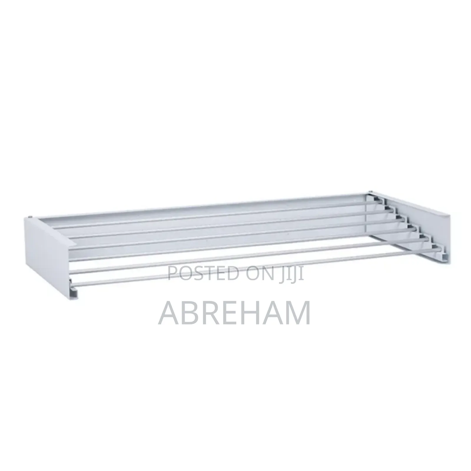 ግድግዳ ላይ የሚታሰር የልብስ ማስጫ Minimalist Wall Mounted Foldable Cloth Rack