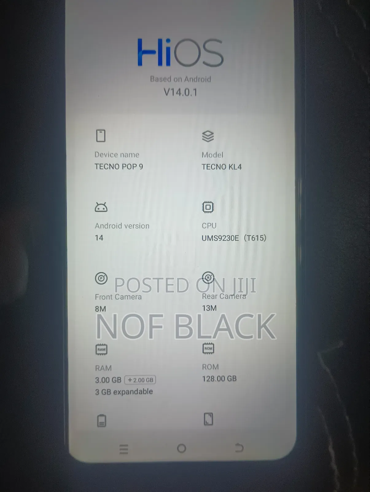 New Tecno Pop 9 128 GB Gray