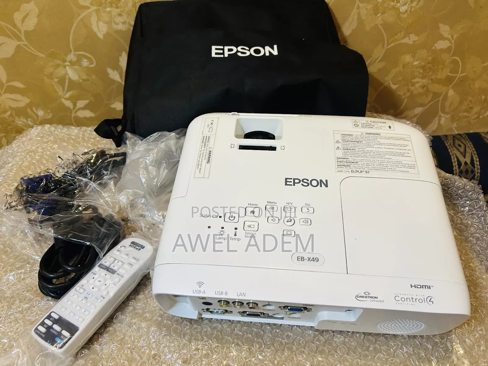 Epson-X49 3lcd Full Hd Projector 3600 Lumens 350 Inch