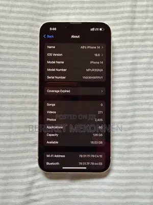 Apple iPhone 14 128 GB White