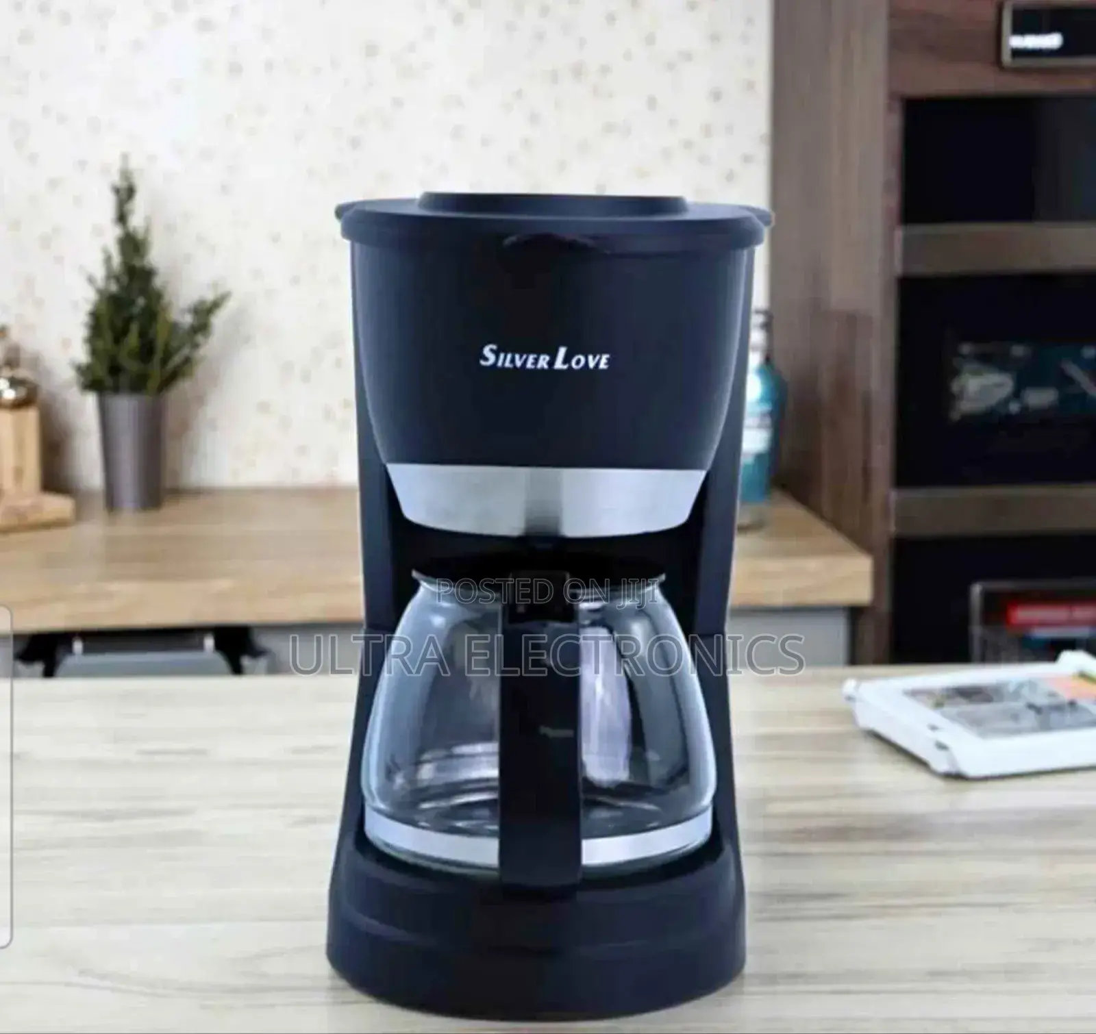 Coffee Maker.Silver Love Electrical Coffee Maker.