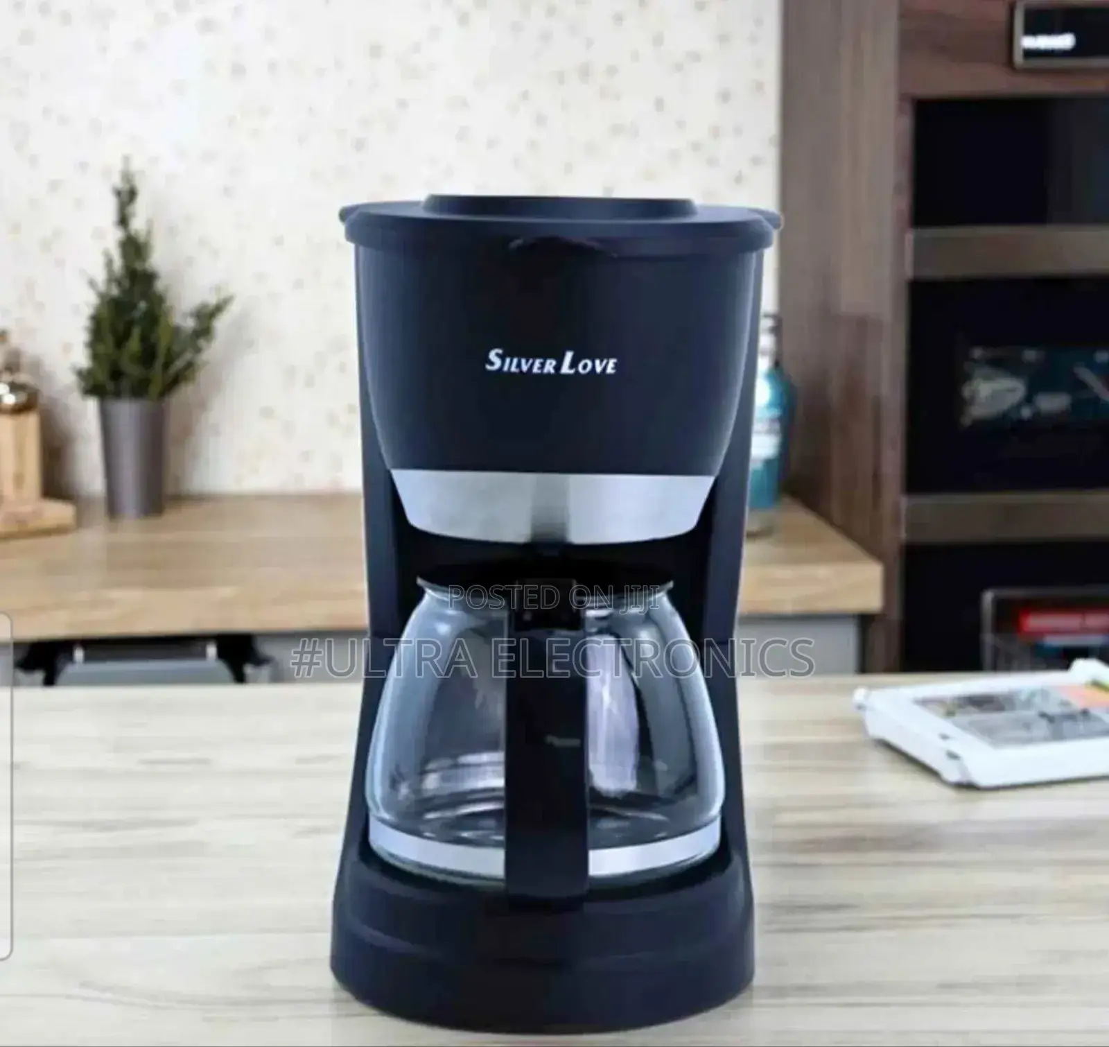 Coffee Maker.Silver Love Electrical Coffee Maker.