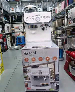 Espresso Coffee Maker Saachi 19-Bar Espresso With Built-in Grinder,