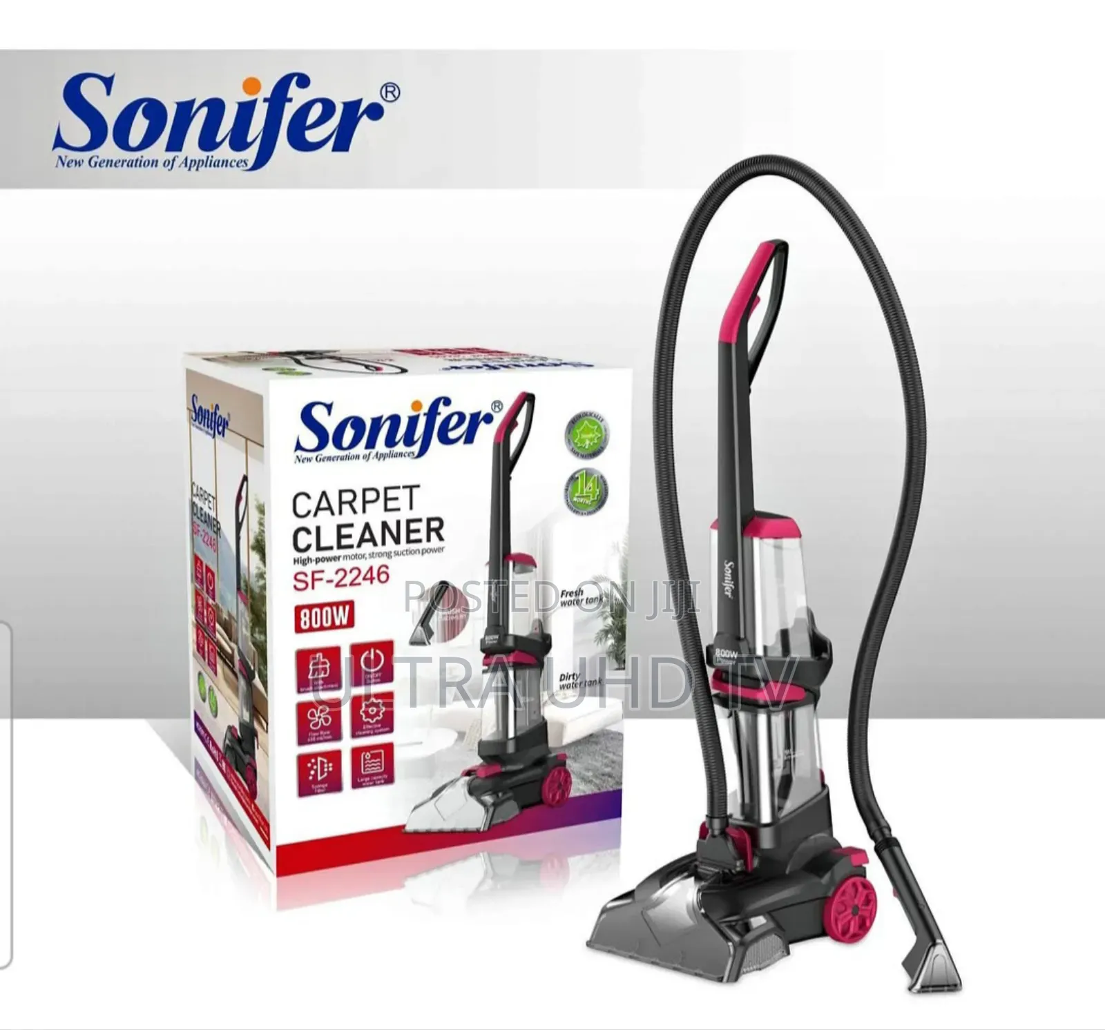 Vacuum Sonifer Sf-2246 Carpet Cleaner. Power: 800 Watts
