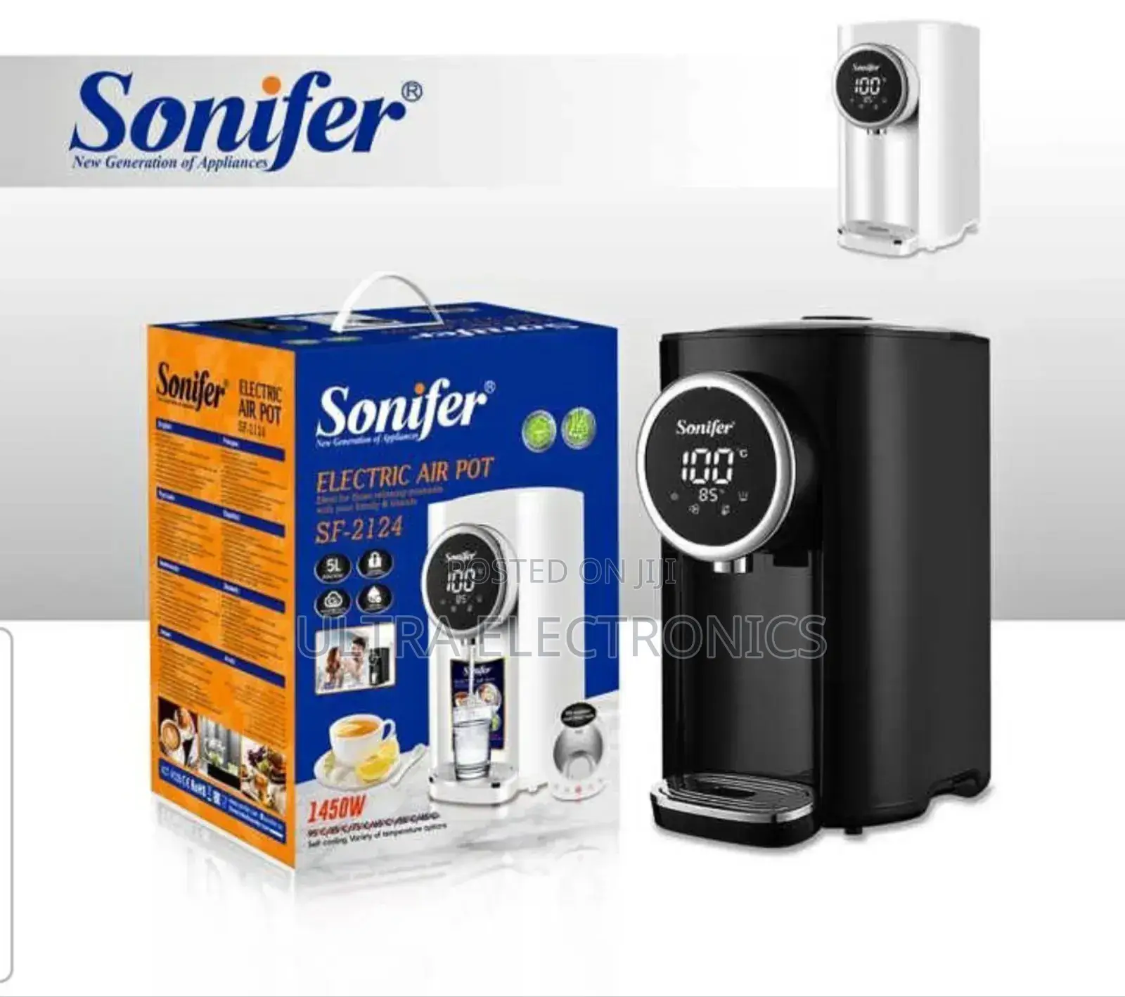 የዉሃ ማጣሪያ Sonifer Sf-2124 Electric Air Pot. Capacity Power: It