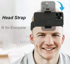 Adjustable Head-mounted Camera Holder - 3 Rubber Straps For Secure