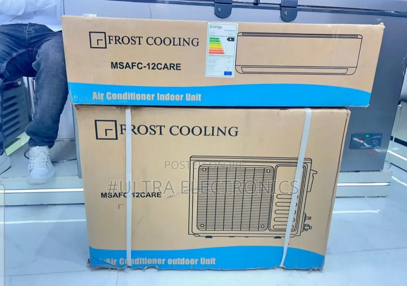 Air Conditioner, Consisting of an Indoor Unit for Air Distribution