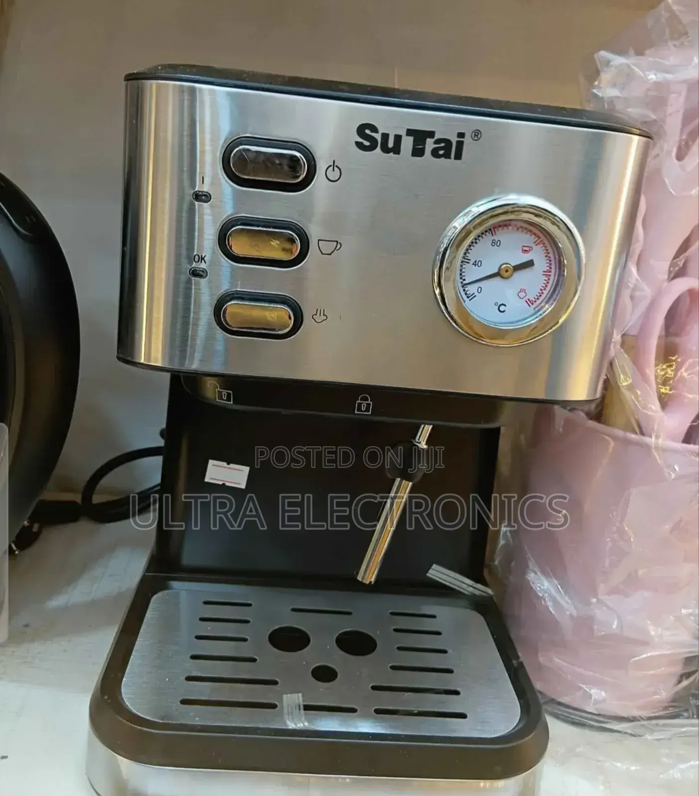 Coffee Maker Sutai 20 Bar Espresso Machine, a Semi-Automatic