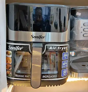 Air Fryer Sonifer Digital Air Fryer Featuring a Visual Cooking