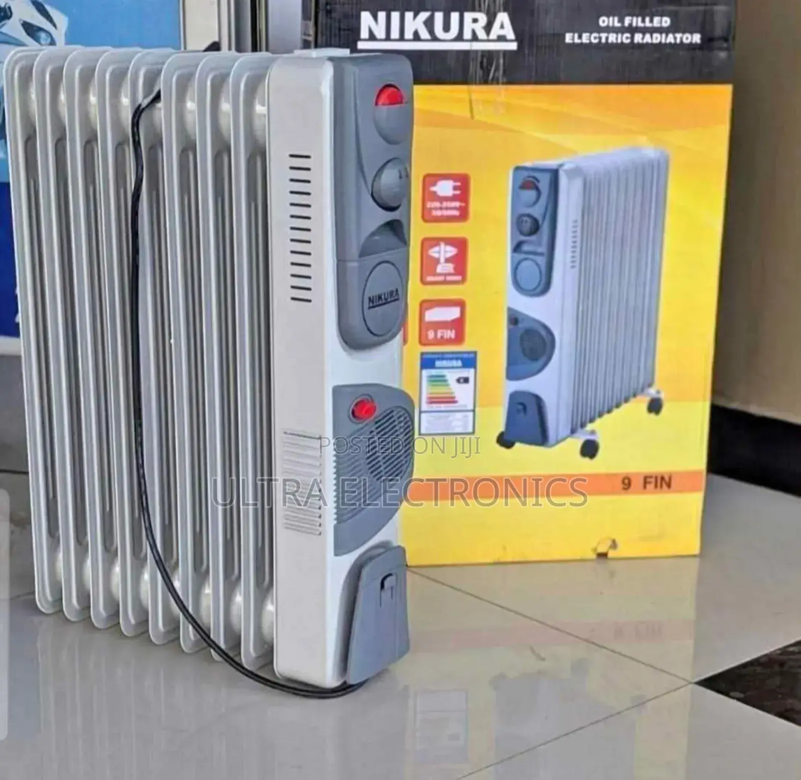 Nikura Oil Filled Electric Radiator, a Portable Heating Appliance