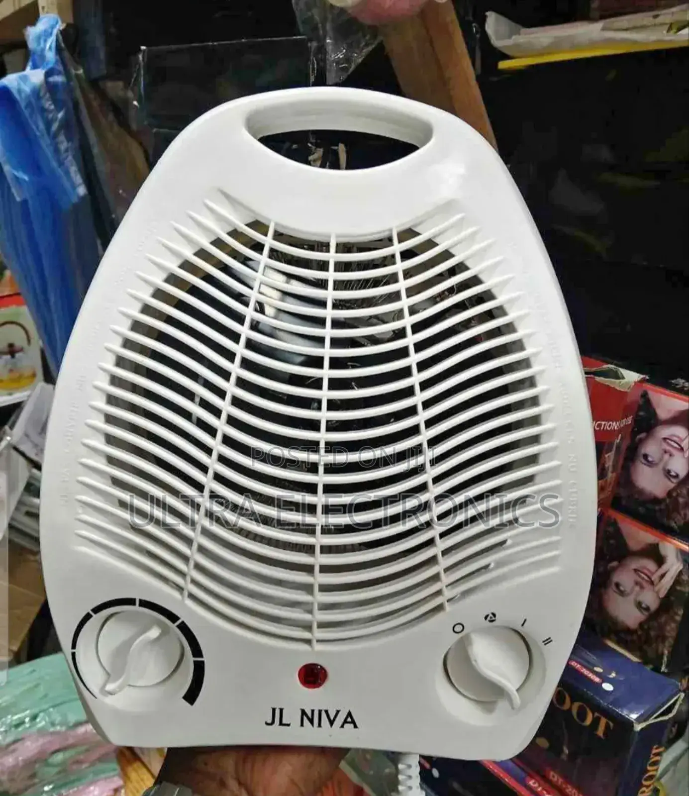 Jl Niva Model Fh-03 Fan Heater. Power Settings: Features Dual Heat