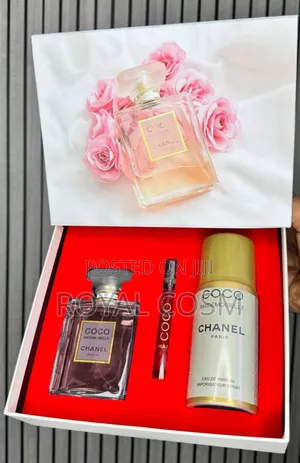 Coco Chanel Mademoiselle Perfume Gift Package