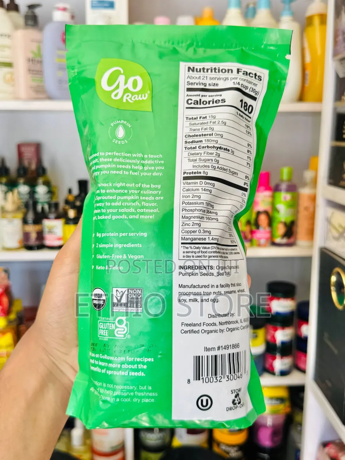 Go Raw Organic Sprouted Pumpkin Seed