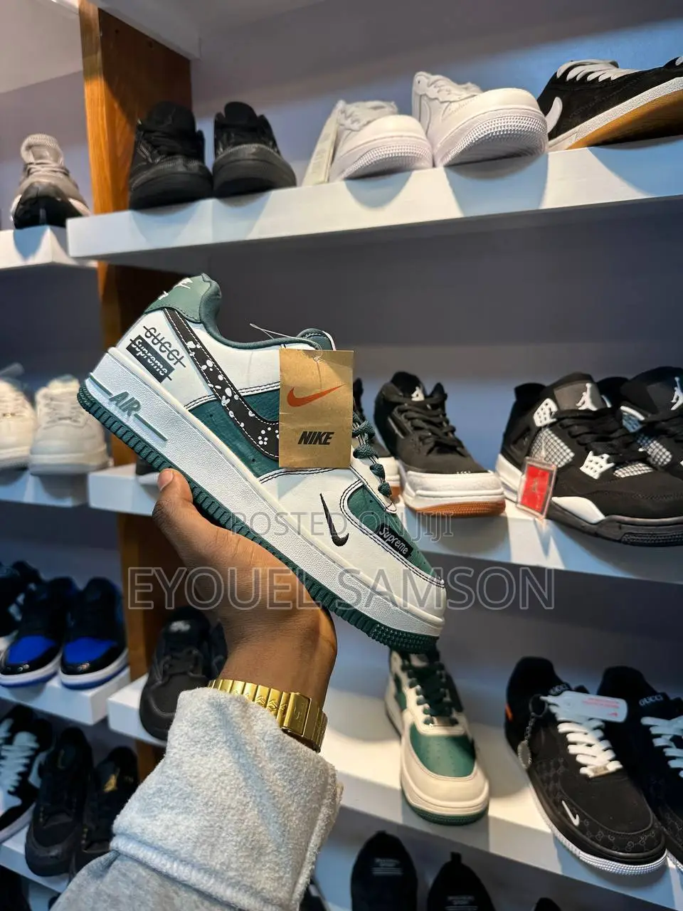 Gucci Supreme Af1 Custom