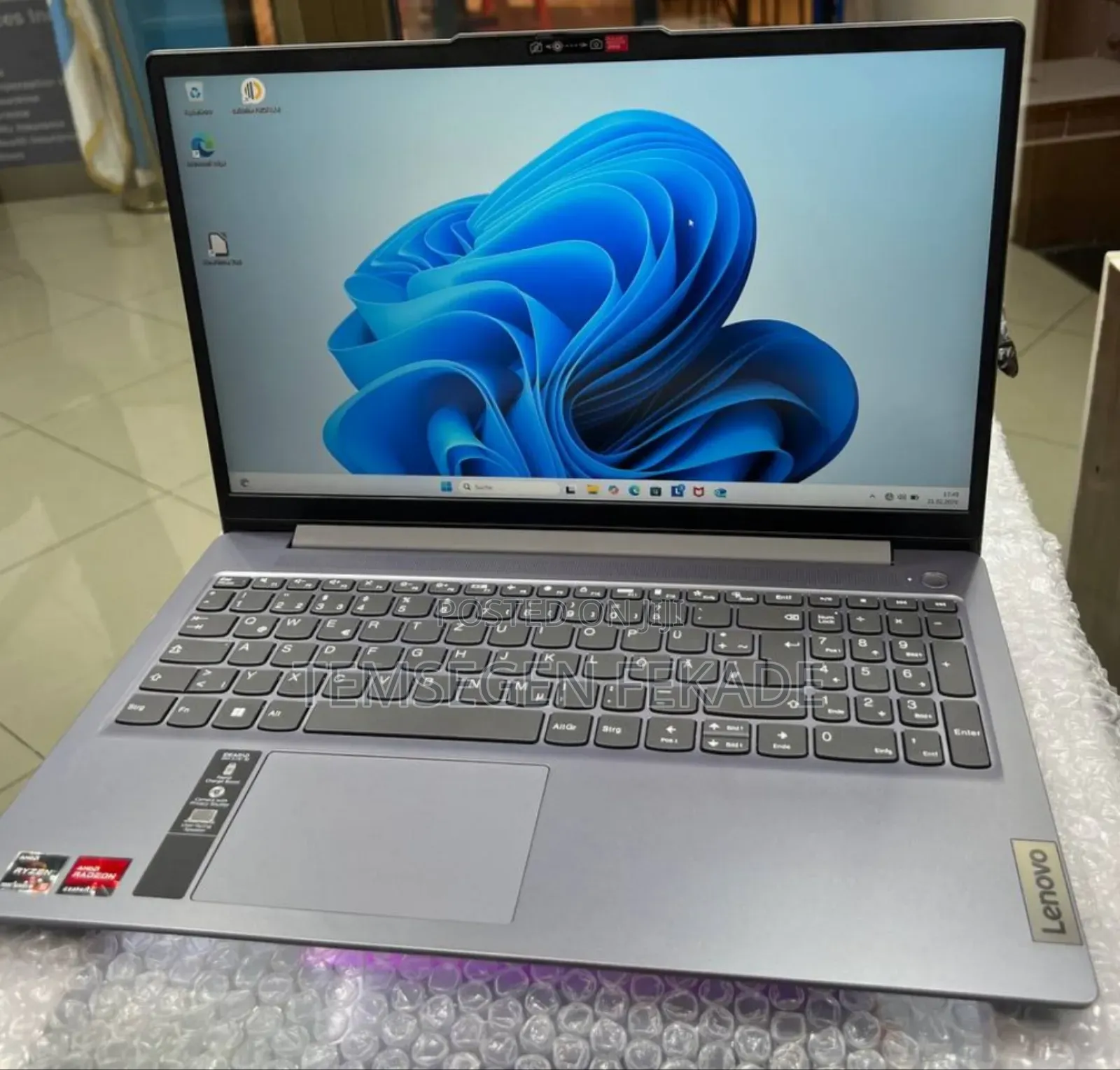 New Laptop Lenovo Ideapad 3 16GB AMD Ryzen 5 SSD 512GB