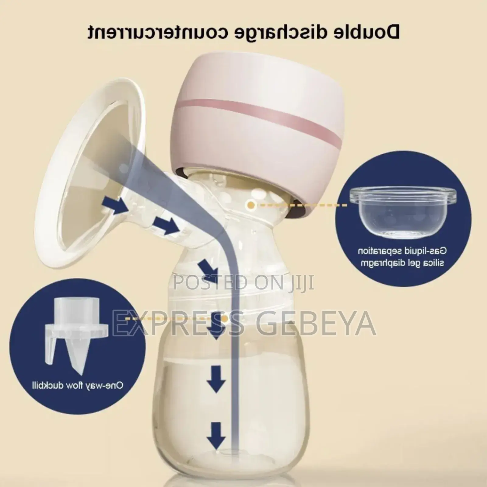 Electric Breast Pump በቻርጅ የሚሰራ የእናት ጡት ወተት ማለቢያ