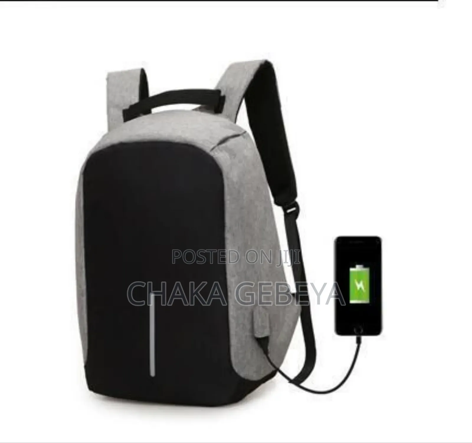 Anti-Theft Laptop Backpack 15.6" With Usb Charging Port