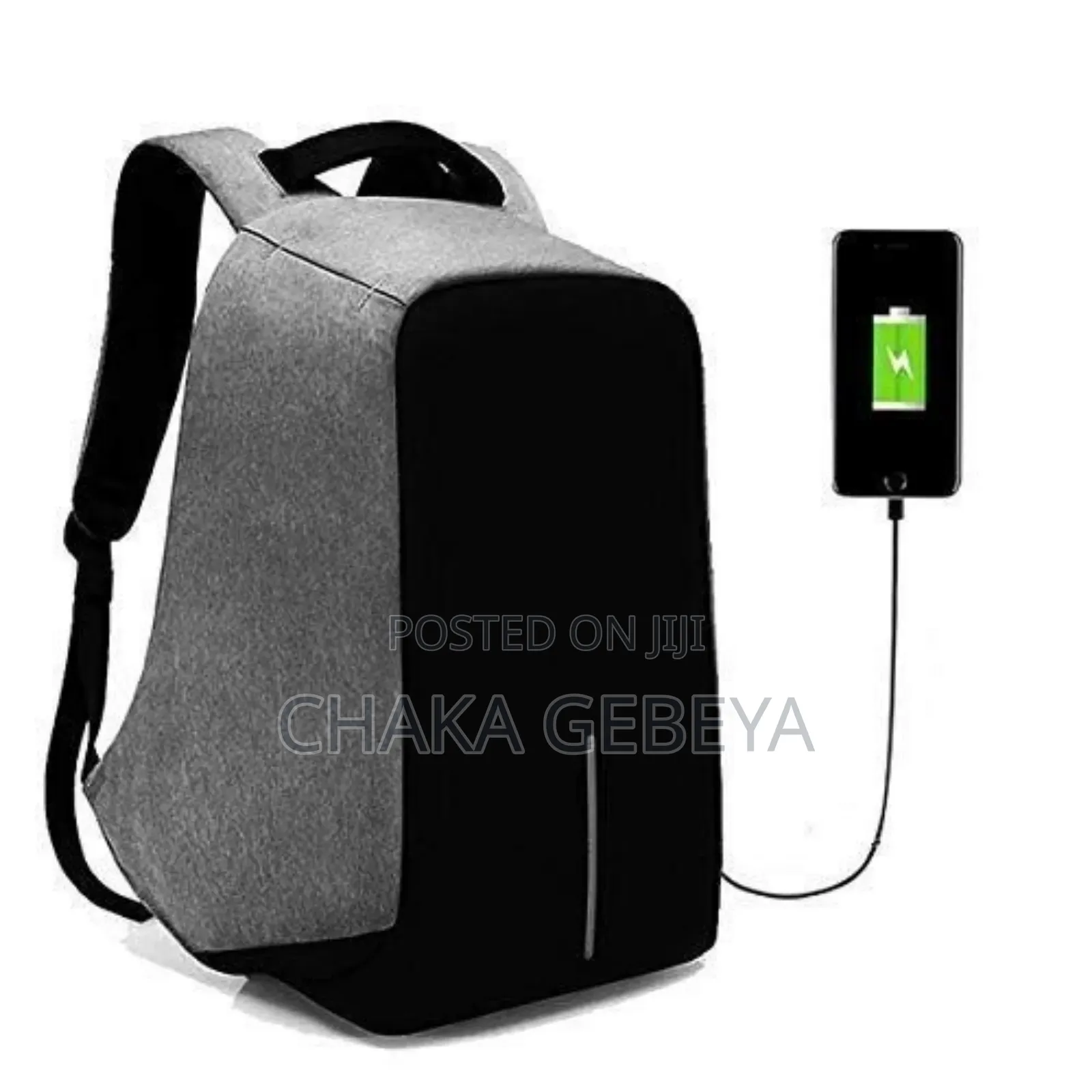 Anti-Theft Laptop Backpack 15.6" With Usb Charging Port