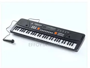 Baby Piano የልጆች ሙዚቃ መጫወቻ ፒያኖ የራሱ ማይክ ያለው