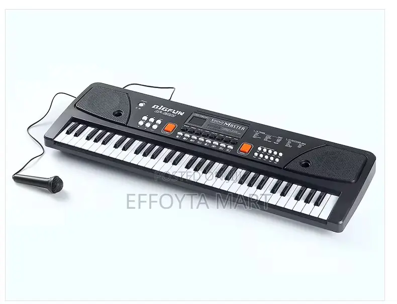 Baby Piano የልጆች ሙዚቃ መጫወቻ ፒያኖ የራሱ ማይክ ያለው