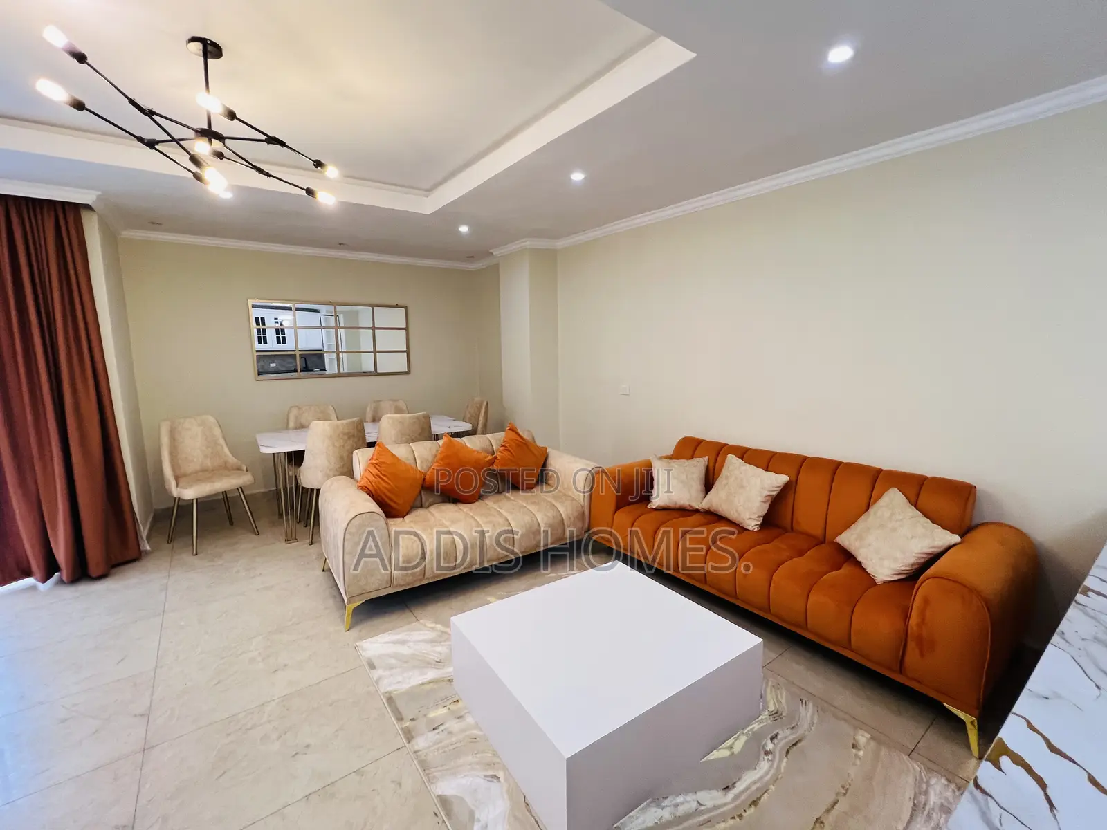 Furnished 3bdrm Apartment in Bole for rent