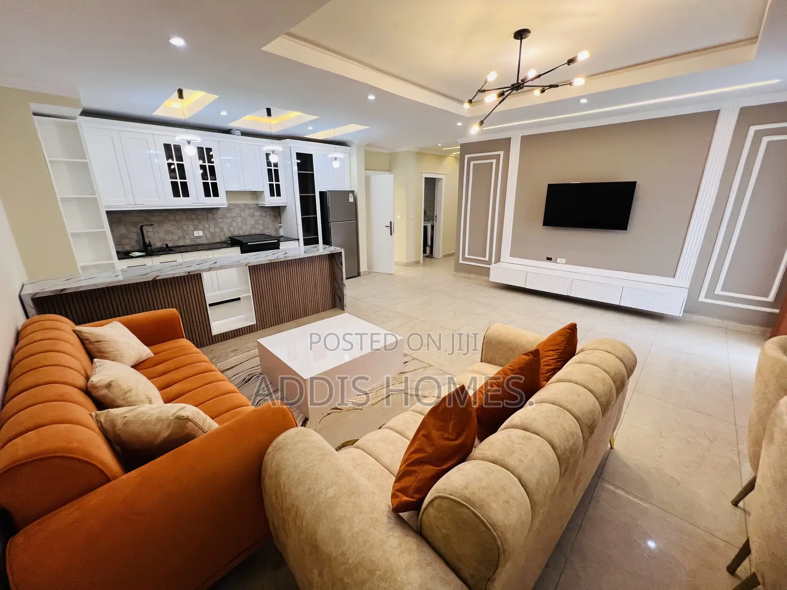 Furnished 3bdrm Apartment in Bole for rent