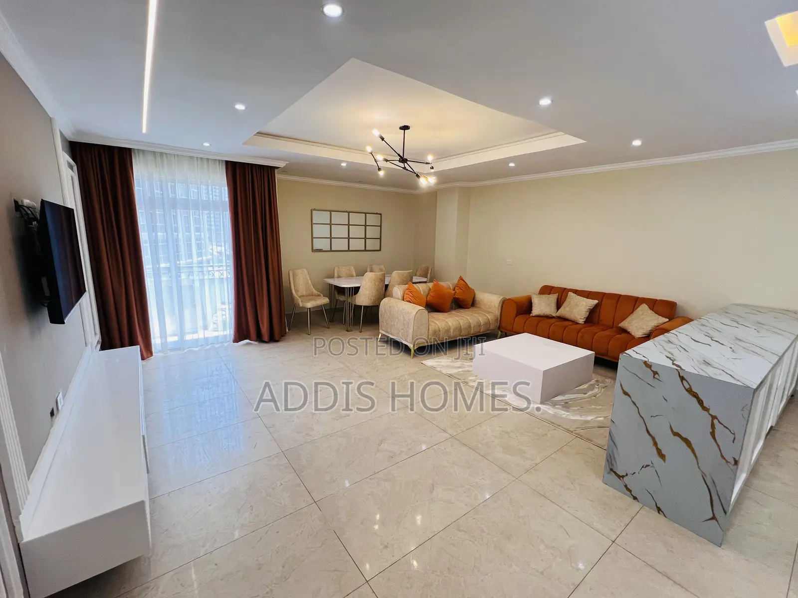 Furnished 3bdrm Apartment in Bole for rent