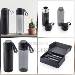 Hanse Double-wall Insulated Bottle Set With Silicone Grips