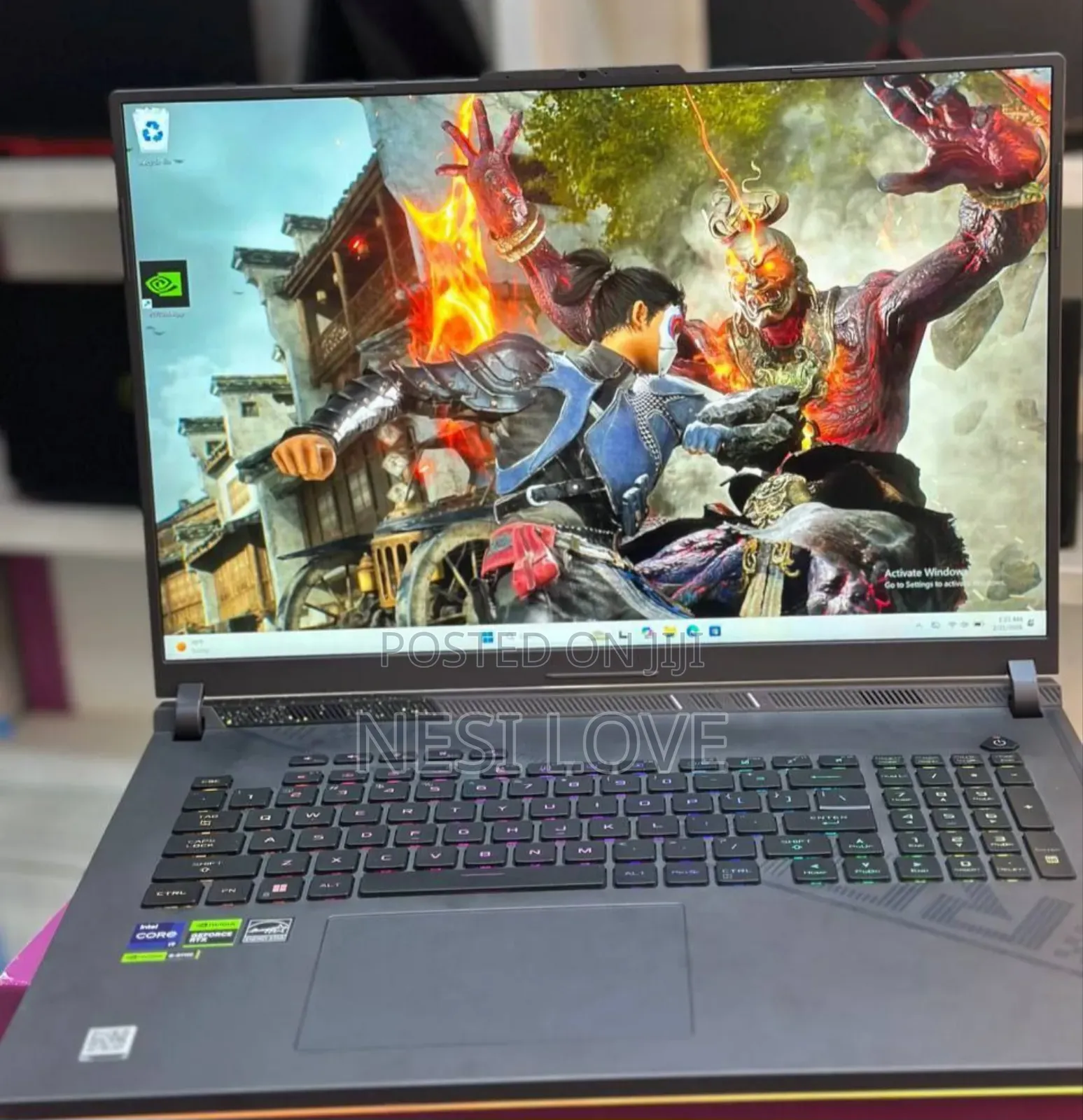 New Laptop Asus ROG Strix G17 16GB Intel Core i9 SSD 1T